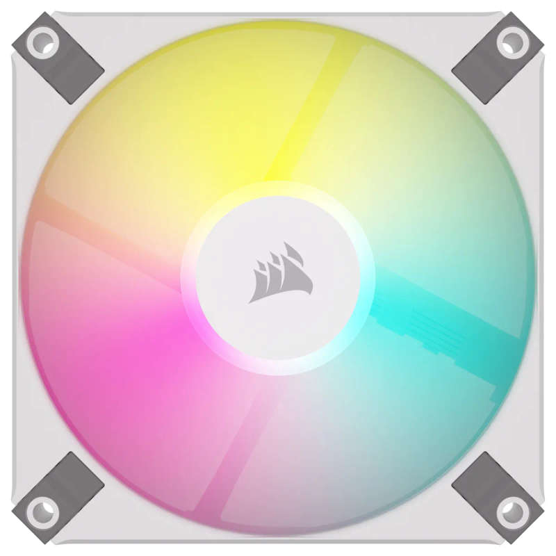 Corsair iCUE AF120 RGB Slim 120mm PWM Fan - White