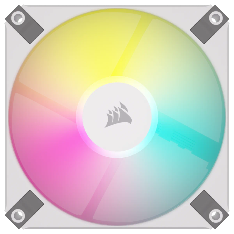 Corsair iCUE AF120 RGB Slim 120mm PWM Fan - White