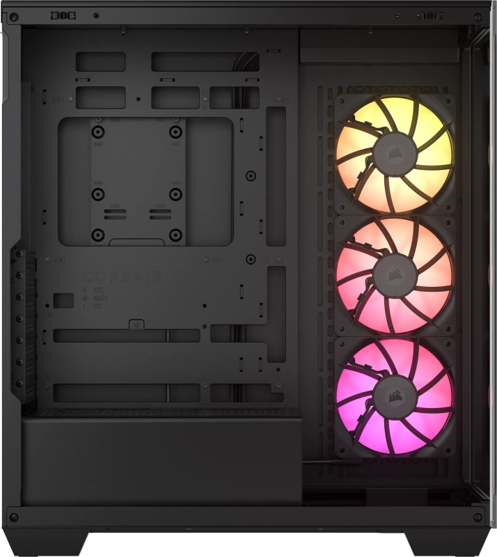 iCUE LINK 3500X RGB Mid-Tower PC Case; Black