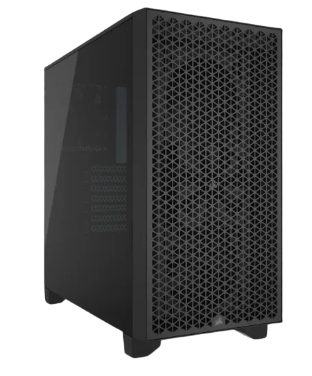 3000D Tempered Glass Mid-Tower- Black