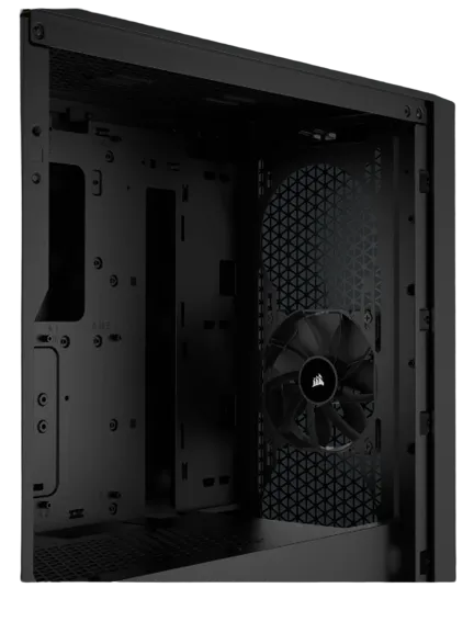 3000D Tempered Glass Mid-Tower- Black