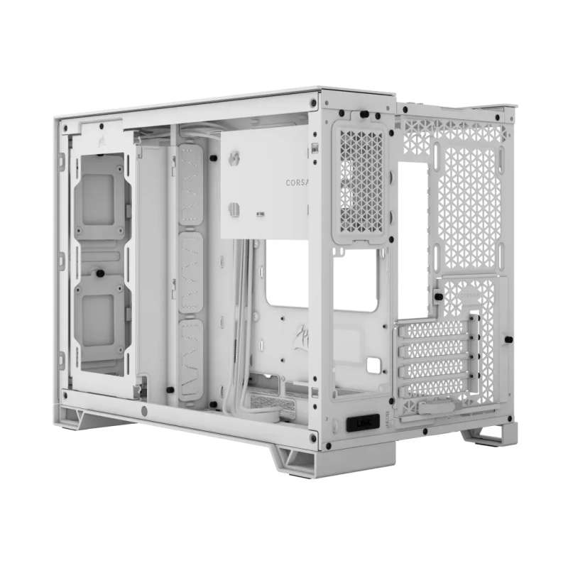 Corsair 2500D AIRFLOW Micro ATX Dual Chamber PC Case - White