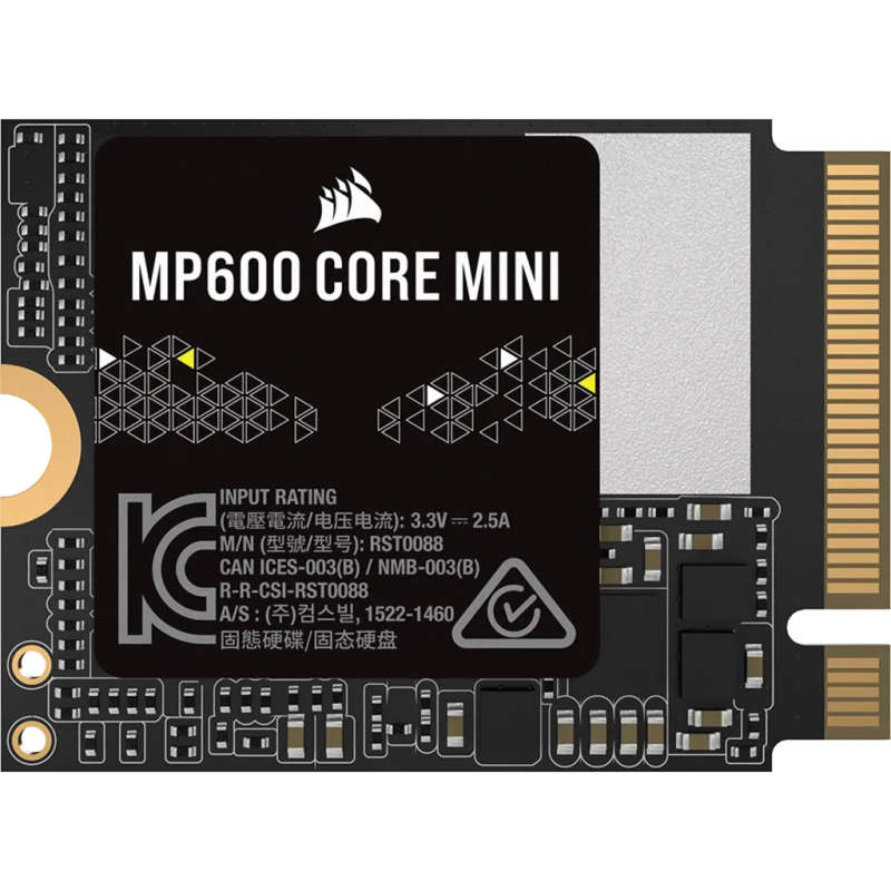 CORSAIR MP600 Mini 2TB M.2 NVMe PCIe Gen 4 x4 SSD - Read Up To 5000MB/s, Write Up To 3800MB/s