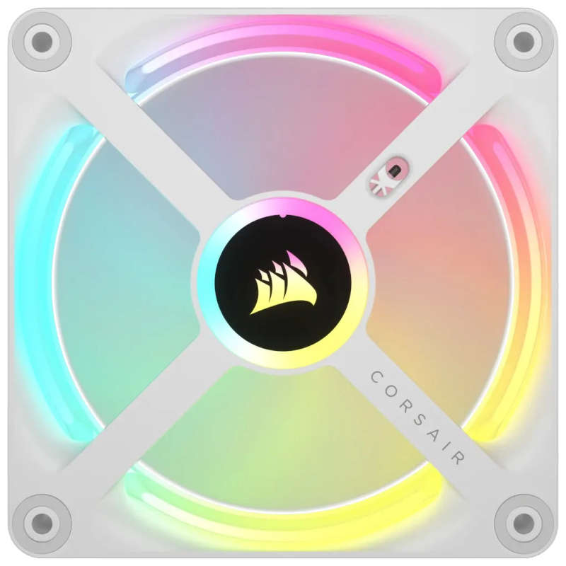 CORSAIR iCUE LINK QX120 RGB 120mm PWM Fan Expansion Kit - White