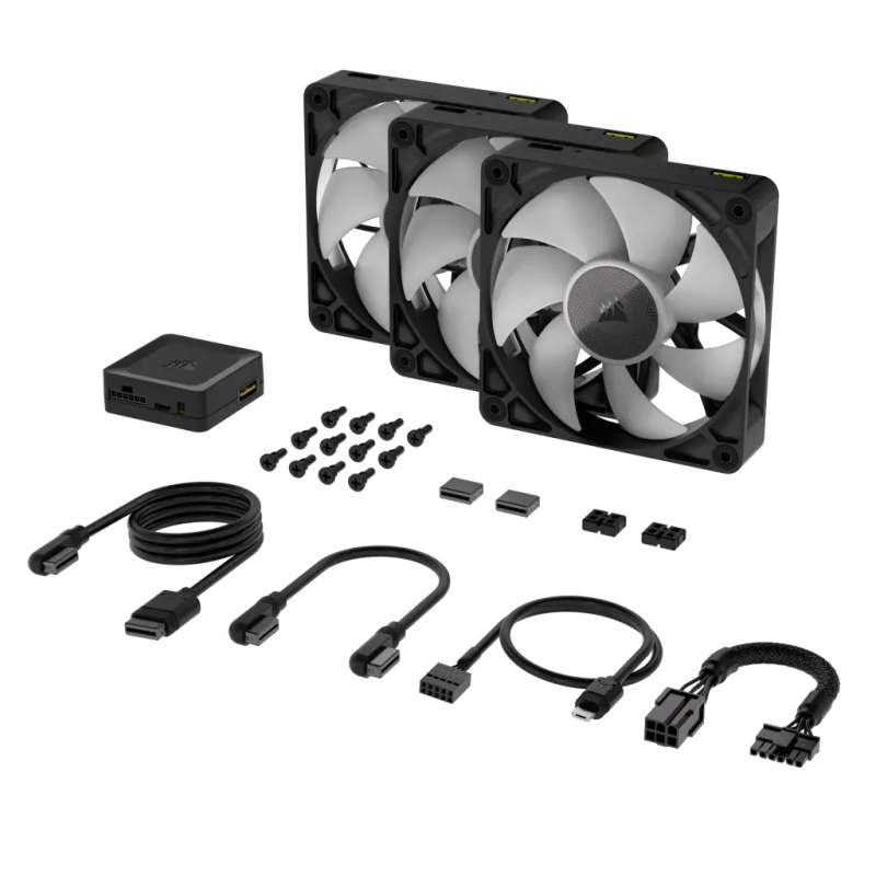 Corsair iCUE LINK RX120 RGB 120mm Fan Triple Pack