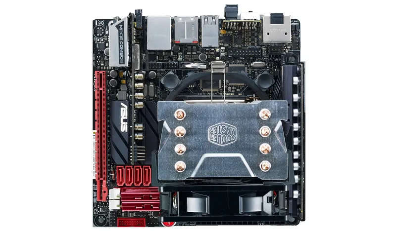 Cooler Master H410 Compact Air Tower Cooler - 92mm Red LED Fan, 4 Heat Pipes