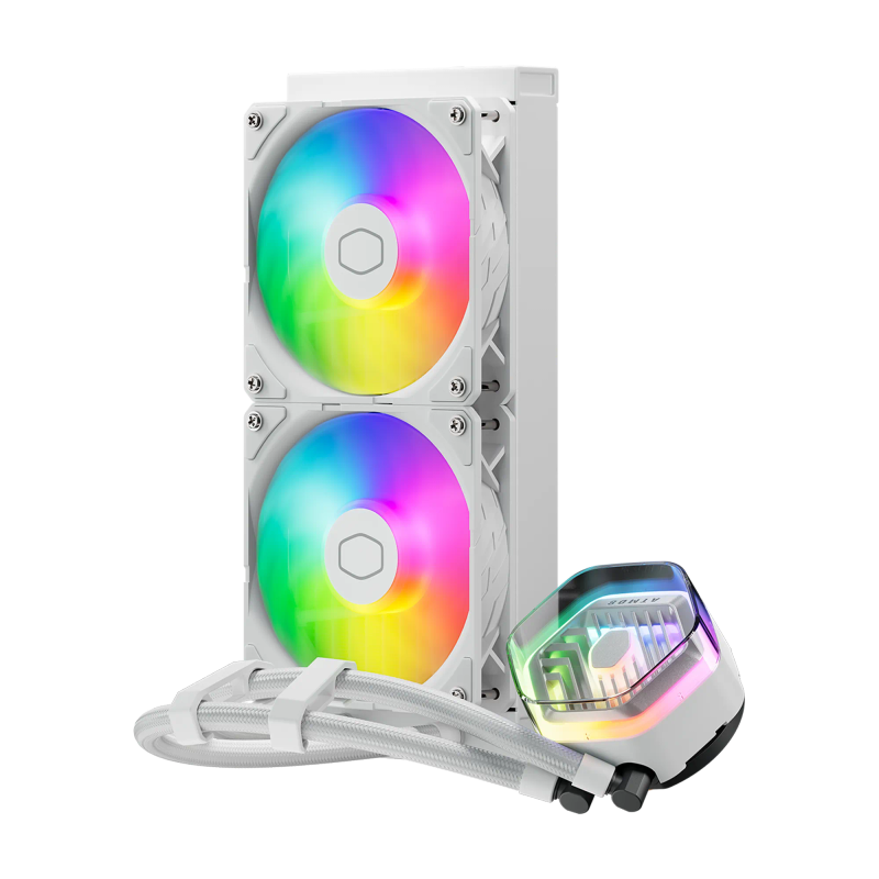 Cooler Master MasterLiquid 240 Atmos ARGB White