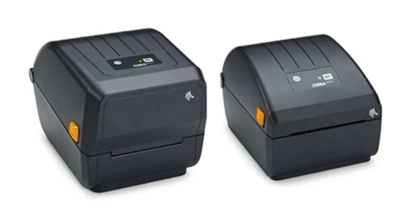 Zebra ZD220 Thermal Transfer Printer - 203 DPI, EU &amp; UK Power Cords, USB