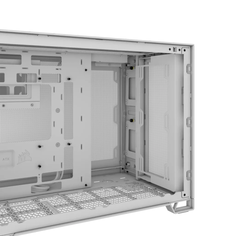 Corsair 2500D AIRFLOW Micro ATX Dual Chamber PC Case - White