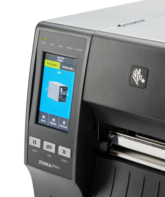 Zebra ZT411 Thermal Transfer Printer - 4'', 203 dpi, USB, Ethernet