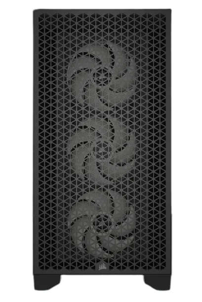 Corsair 3000D RGB Tempered Glass Mid-Tower Case - Black