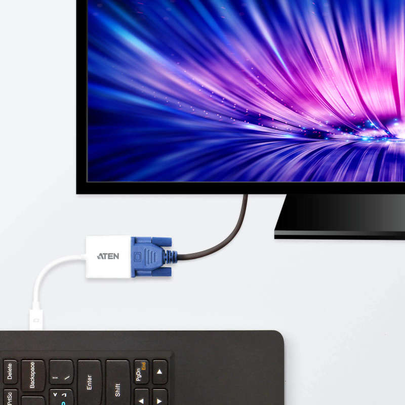 ATEN Mini DisplayPort to VGA Adapter