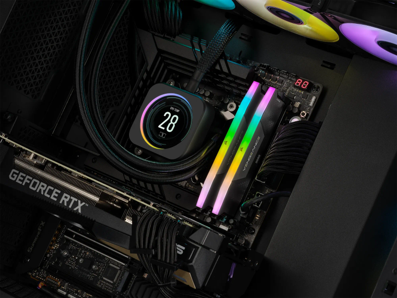 Corsair Vengeance RGB 64GB (2 x 32GB) DDR5 6000MHz Memory Kit