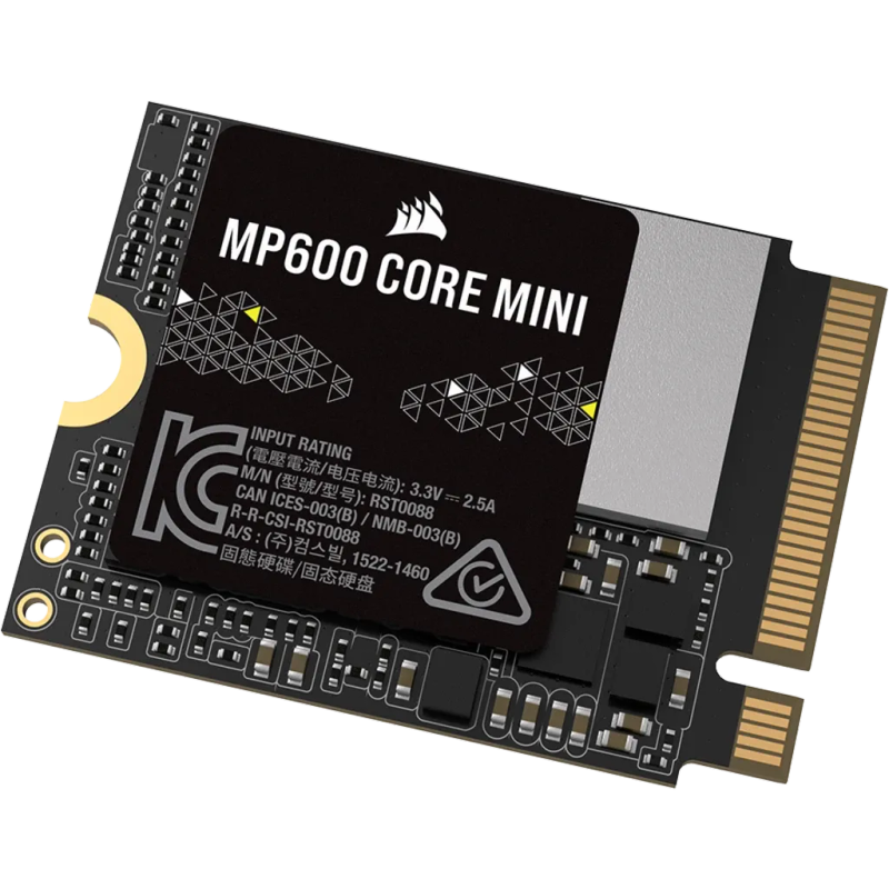 CORSAIR MP600 Mini 2TB M.2 NVMe PCIe Gen 4 x4 SSD - Read Up To 5000MB/s, Write Up To 3800MB/s