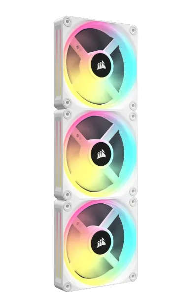 CORSAIR iCUE LINK QX120 RGB 120mm PWM Fan Expansion Kit - White