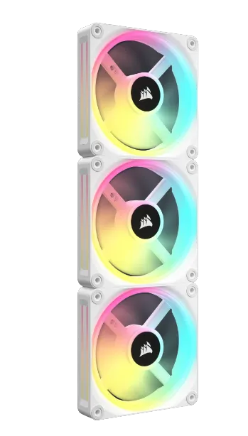 CORSAIR iCUE LINK QX120 RGB 120mm PWM Fan Expansion Kit - White