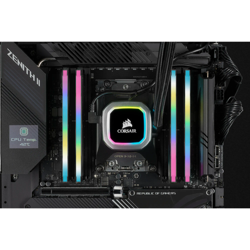 Corsair VENGEANCE RGB PRO SL 32GB DDR4 DRAM 3200MHz Memory Kit
