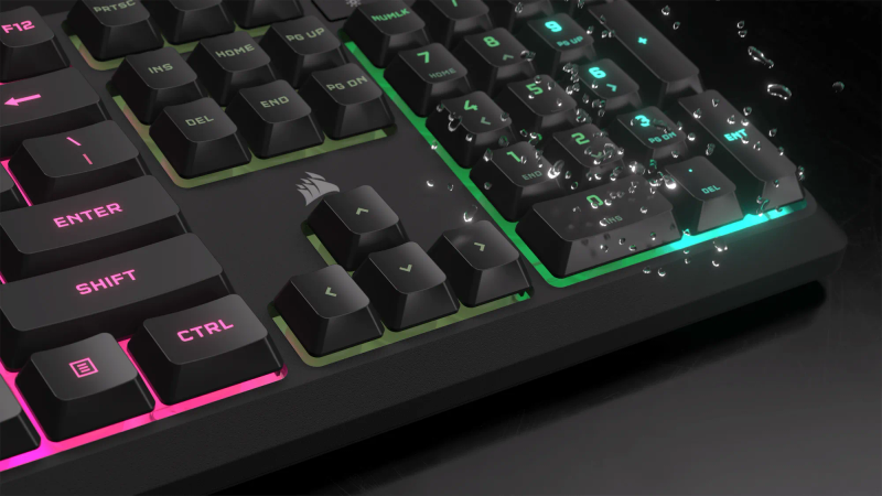 CORSAIR K55 Core Gaming Keyboard - Backlit Zoned RGB LED