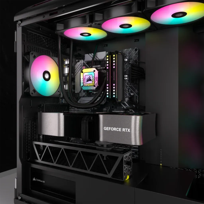 GPU Anti-Sag Bracket; Black