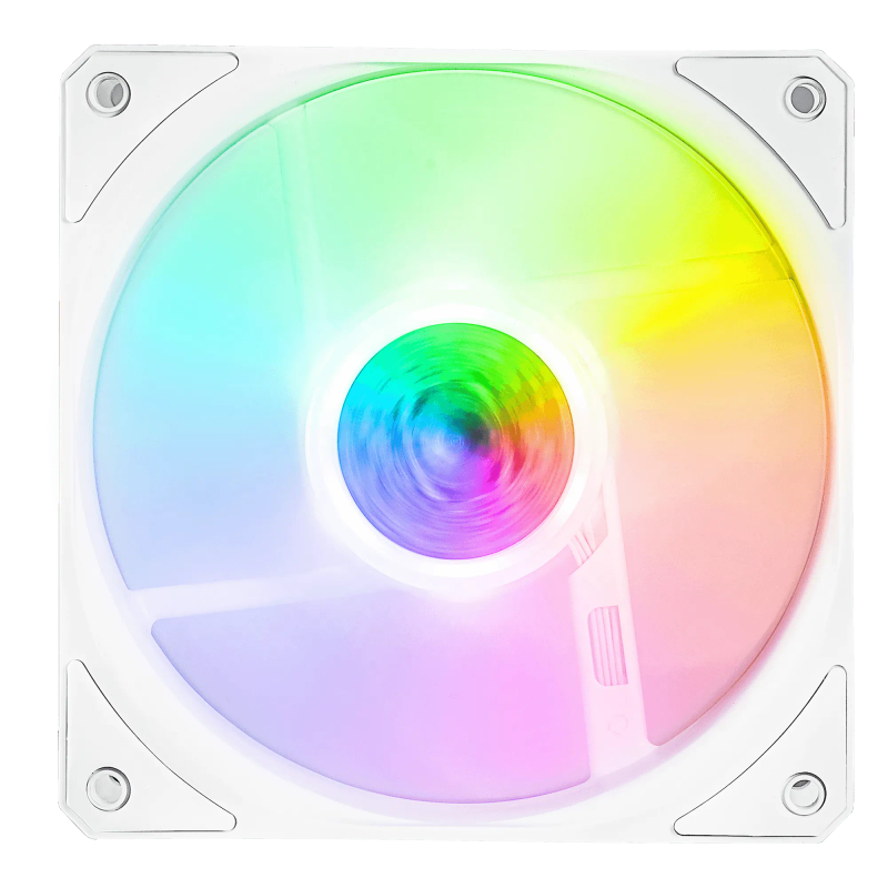 Cooler Master SickleFlow 120mm ARGB Fans - 3 Pack, White Housing