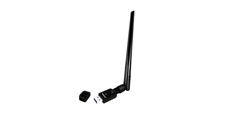 Wireless AC1200 Dual-Band USB Adapter with External Antenna