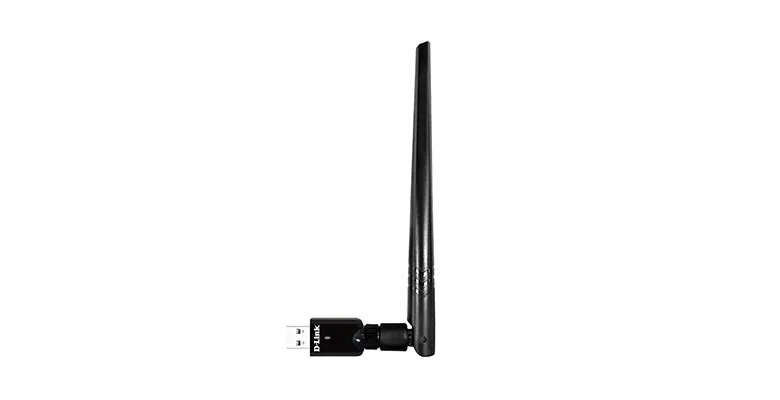Wireless AC1200 Dual-Band USB Adapter with External Antenna