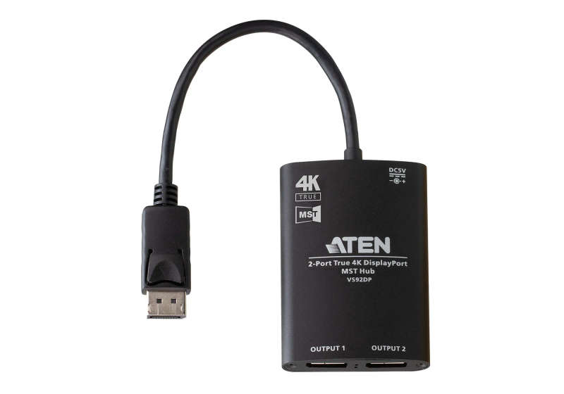 ATEN 2-Port True 4K DisplayPort Switch with Dual Output