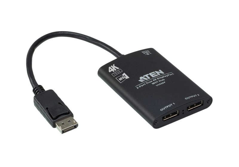ATEN 2-Port True 4K DisplayPort Switch with Dual Output