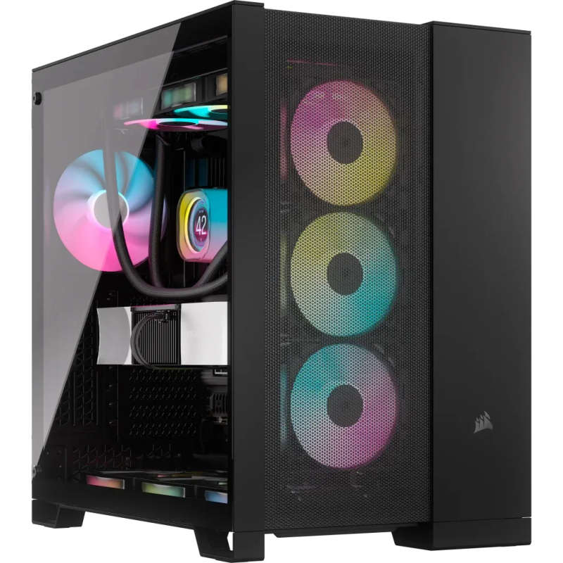 CORSAIR 6500D Airflow Tempered Glass Super Mid-Tower Case - Black