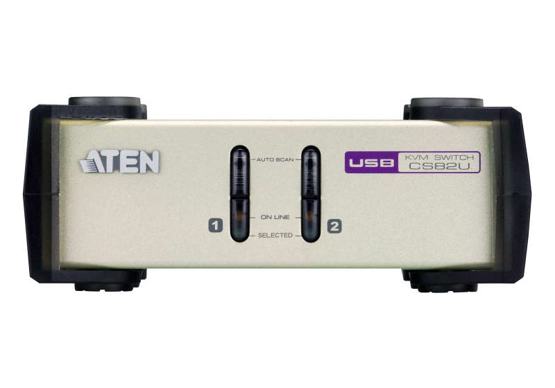 ATEN 2-Port USB/PS2 VGA KVM with Cables