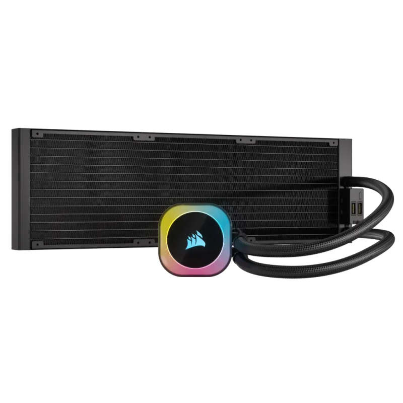 CORSAIR iCUE LINK H170i RGB Liquid CPU Cooler - QX140 RGB Fans - 420mm Radiator - Fits Intel LGA ...