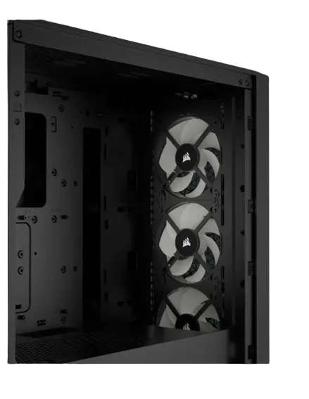Corsair 3000D RGB Tempered Glass Mid-Tower Case - Black