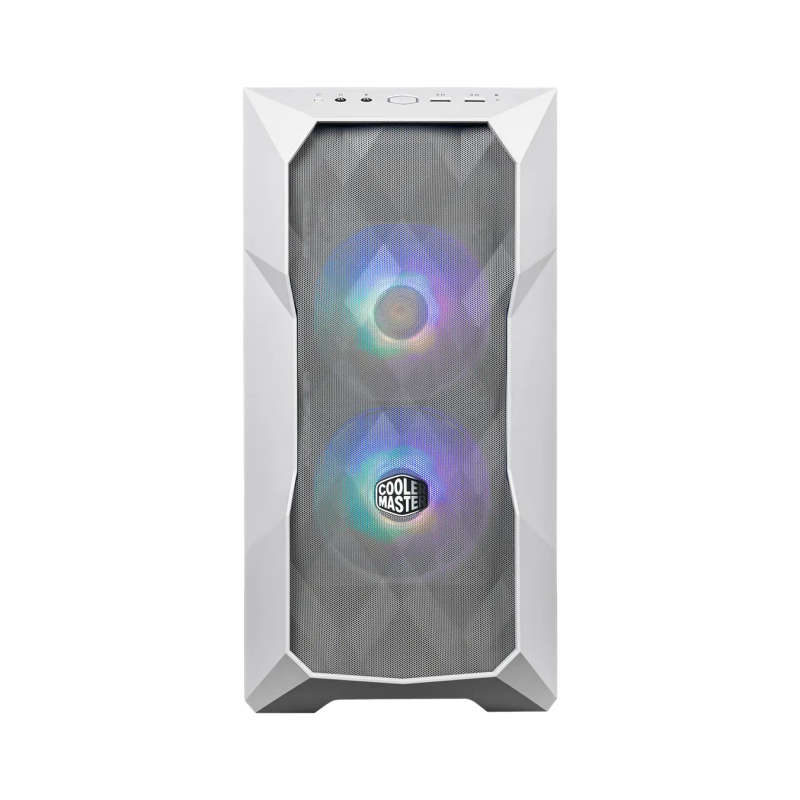 Cooler Master Masterbox TD300 White - Micro ATX, Mini ITX, Mesh Front Panel