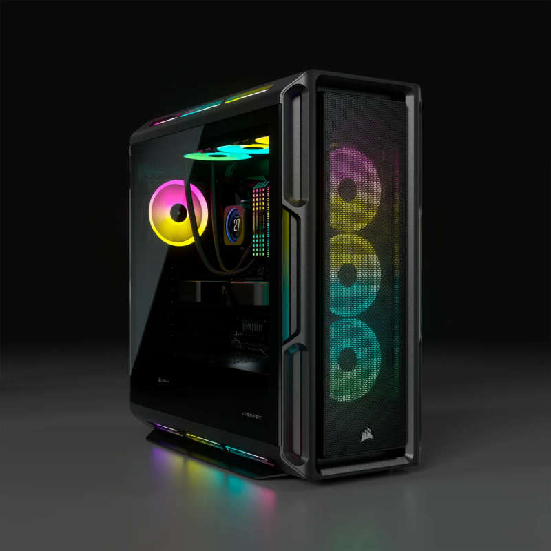 iCUE 5000T Tempered Glass Mid-Tower Case - Black