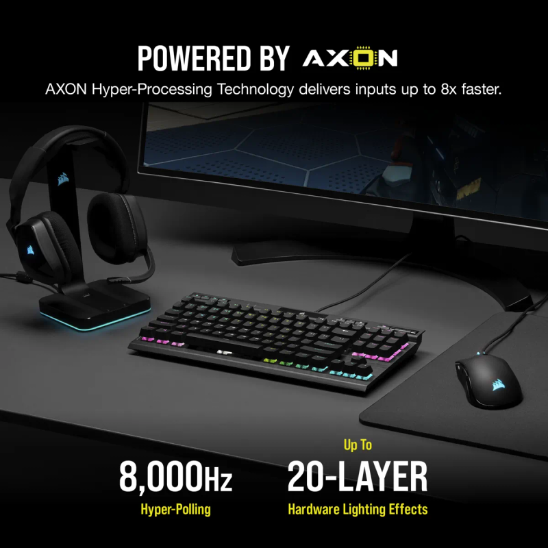 Corsair K70 RGB TKL Optical-Mechanical Gaming Keyboard
