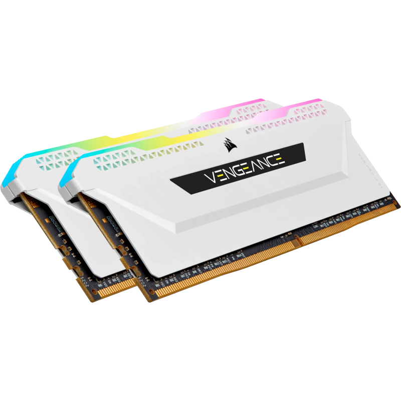 Corsair Vengeance RGB PRO SL 32GB (2 x 16GB) DDR4 3600MHz C18 Memory Kit - White