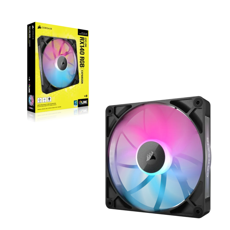 Corsair RX Series iCUE LINK RX140 140mm Fan - Single Pack