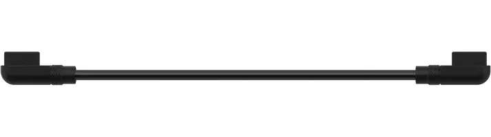 CORSAIR iCUE LINK Cable - 2x 135mm with Slim 90° Connectors - Black
