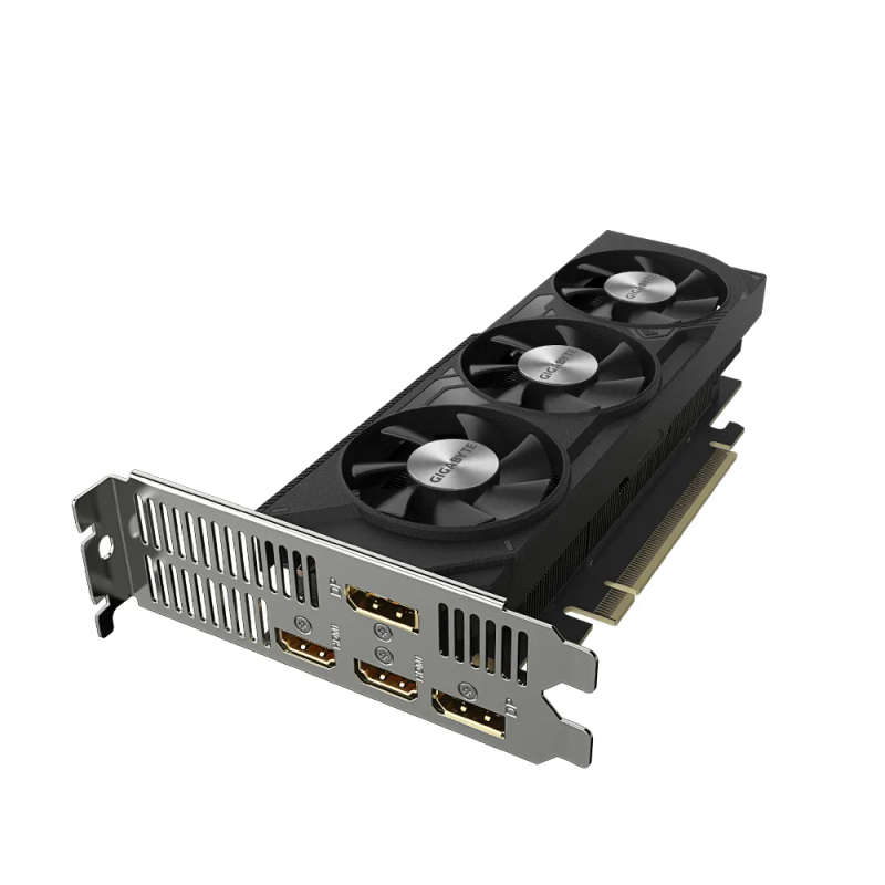 GIGABYTE nVidia GeForce RTX 4060 OC Low Profile Graphics Card - 8GB GDDR6, HDMI x2, DP x2