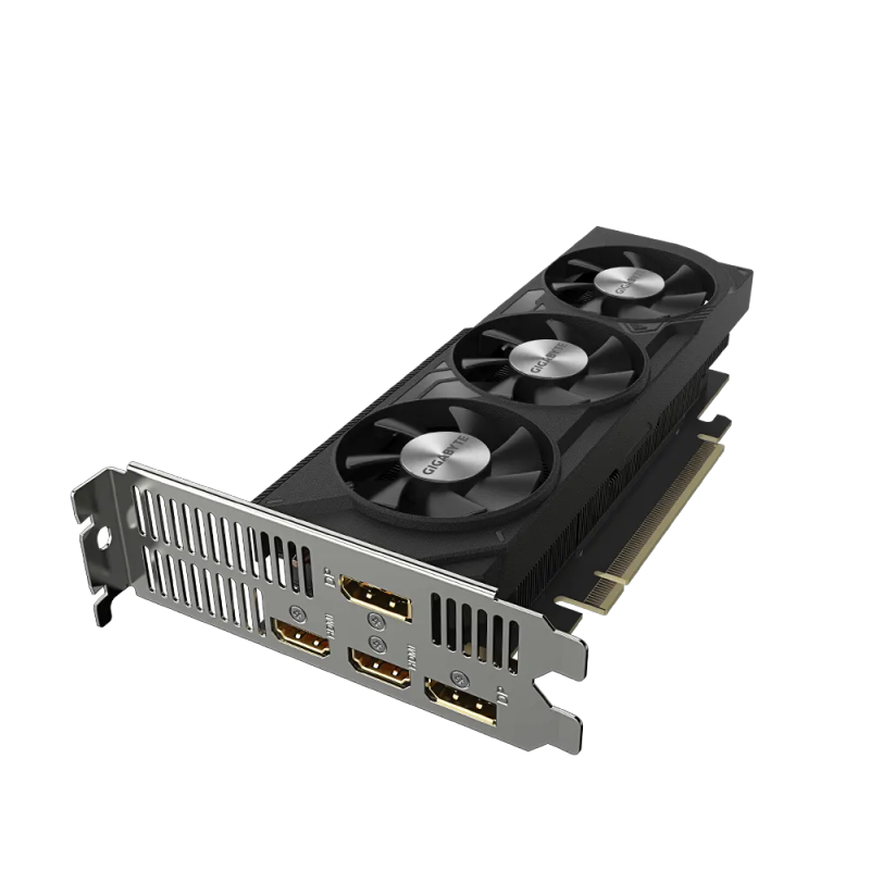 GIGABYTE nVidia GeForce RTX 4060 OC Low Profile Graphics Card - 8GB GDDR6, HDMI x2, DP x2