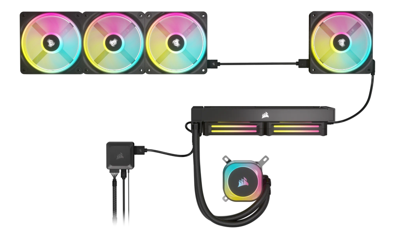 Corsair iCUE Link QX120 RGB 120mm PWM Fan Expansion Kit