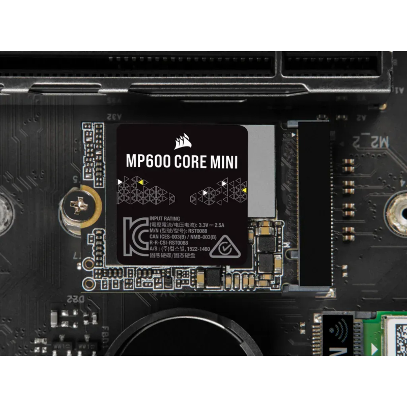 CORSAIR MP600 Mini 2TB M.2 NVMe PCIe Gen 4 x4 SSD - Read Up To 5000MB/s, Write Up To 3800MB/s