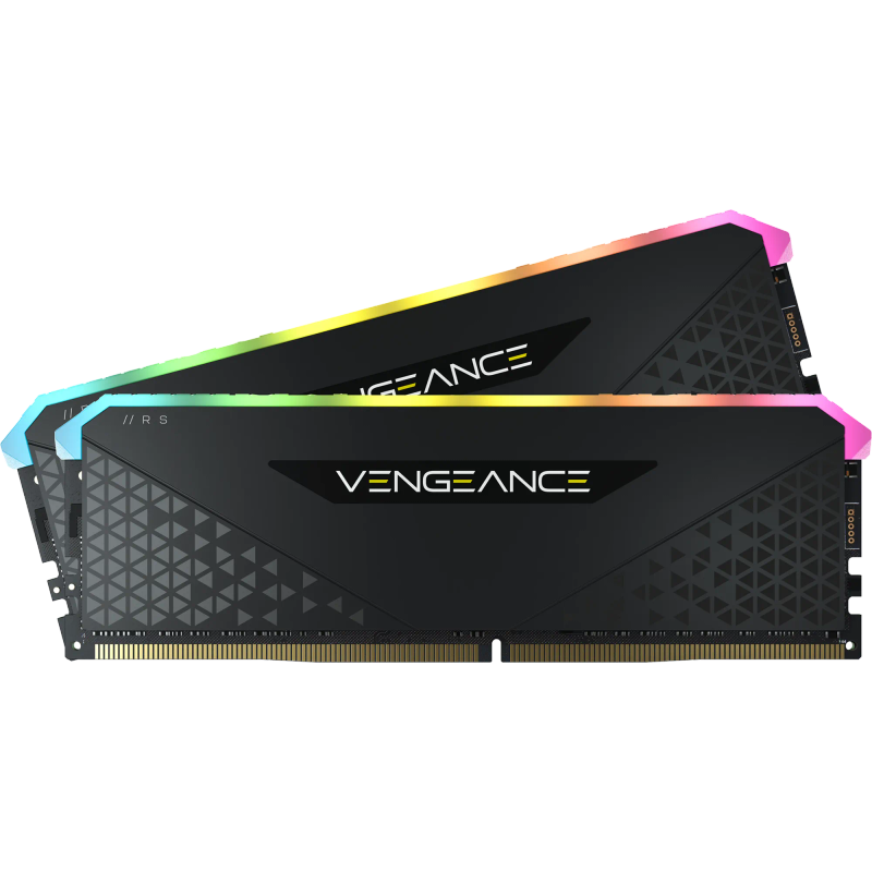 Corsair VENGEANCE® RGB RS 64GB (2 x 32GB) DDR4 DRAM 3600MHz Memory Kit - Black