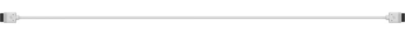 Corsair iCUE LINK Cable - 600mm with Straight Connectors - White
