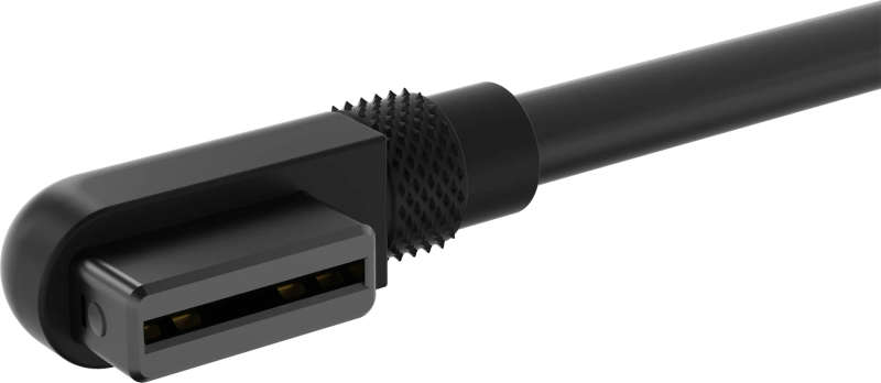 CORSAIR iCUE LINK Cable - 2x 135mm with Slim 90° Connectors - Black