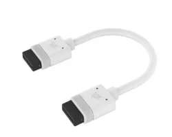 Corsair iCUE LINK Cable - 2x 100mm Straight Connectors - White