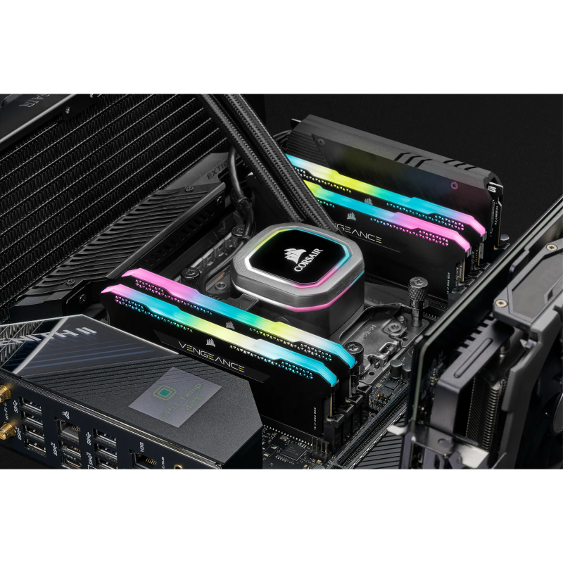 Corsair VENGEANCE RGB PRO SL 32GB DDR4 DRAM 3200MHz Memory Kit