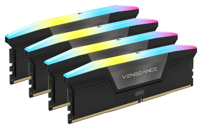 Corsair Vengeance RGB 128GB (4 x 32GB) DDR5 5600MHz Memory Kit