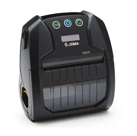 Zebra ZQ220 Plus; 80mm mobile printer; receipt &amp; label; BT5.0; NFC; CPCL &amp; ESC-POS; USB c...