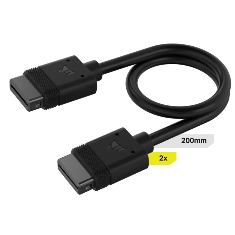 Corsair iCUE LINK Cable - 200mm with Straight Connectors